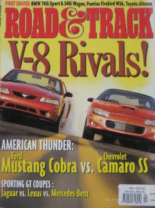 ROAD & TRACK 1999 APR - SS vs. COBRA, STRATOS